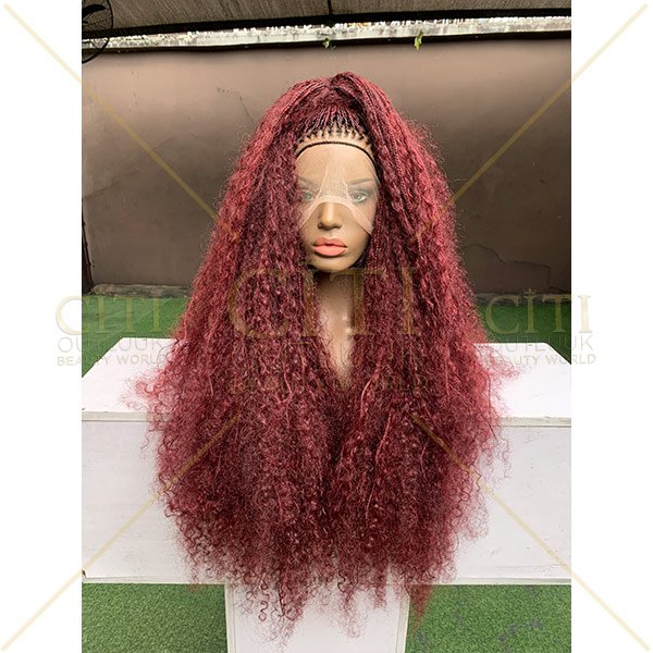 003 Nelo Curls Burg Human Hair - Image 1