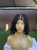8'' Human Hair Dreadlocs Full Lace Wig - Image 2