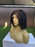 8'' Human Hair Dreadlocs Full Lace Wig - Image 4